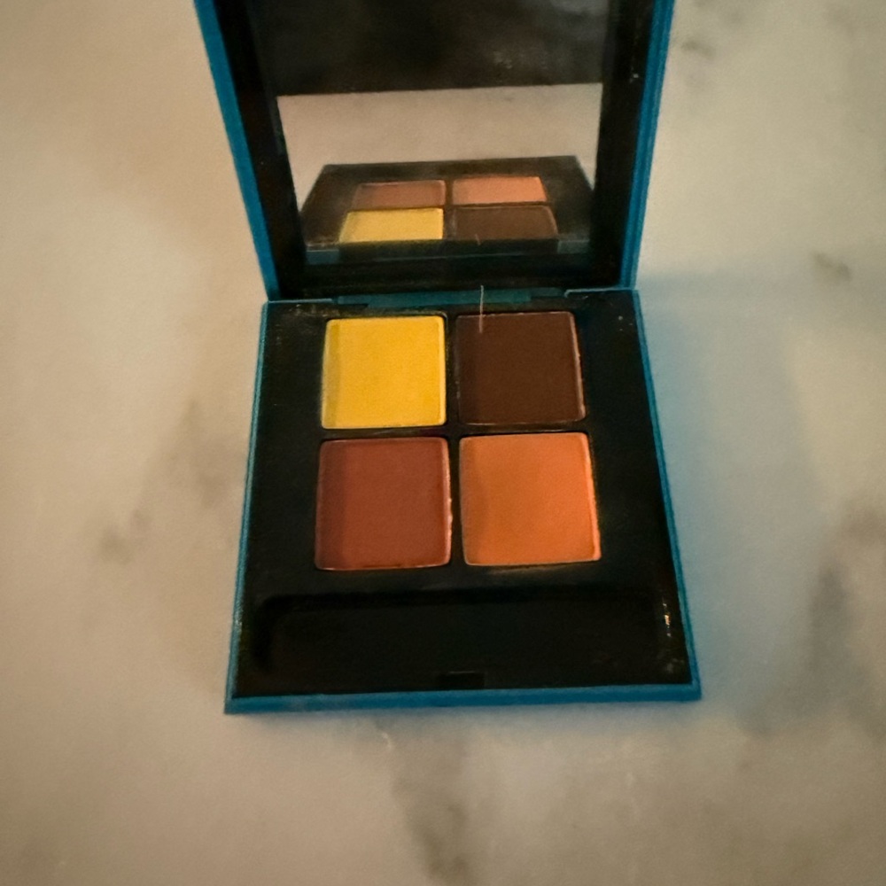 YSL makeup eyeshadow palette with warm colors